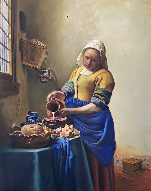 Click to view detail for Ode To The Maiden 24x36 $3200